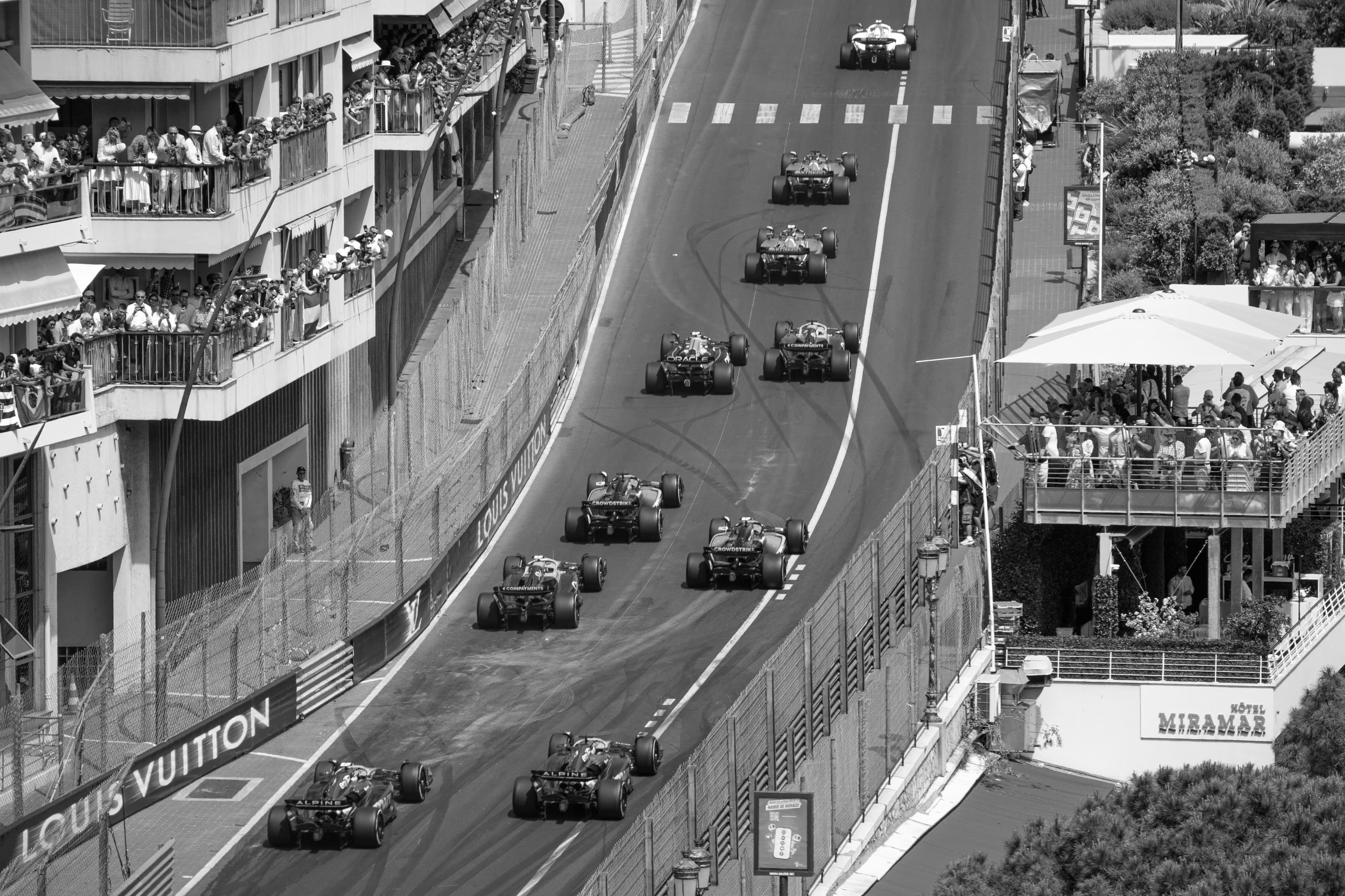 Formel-1-Rennen auf einem Stadtkurs